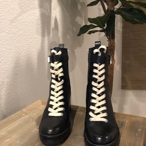 Marc Fisher LTD. Lace Up Leather Boots